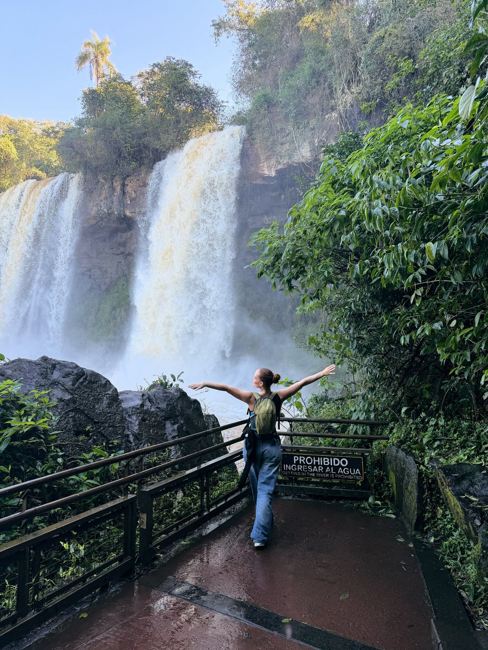 Besucherfoto der Iguazú-Wasserfälle-Tour
